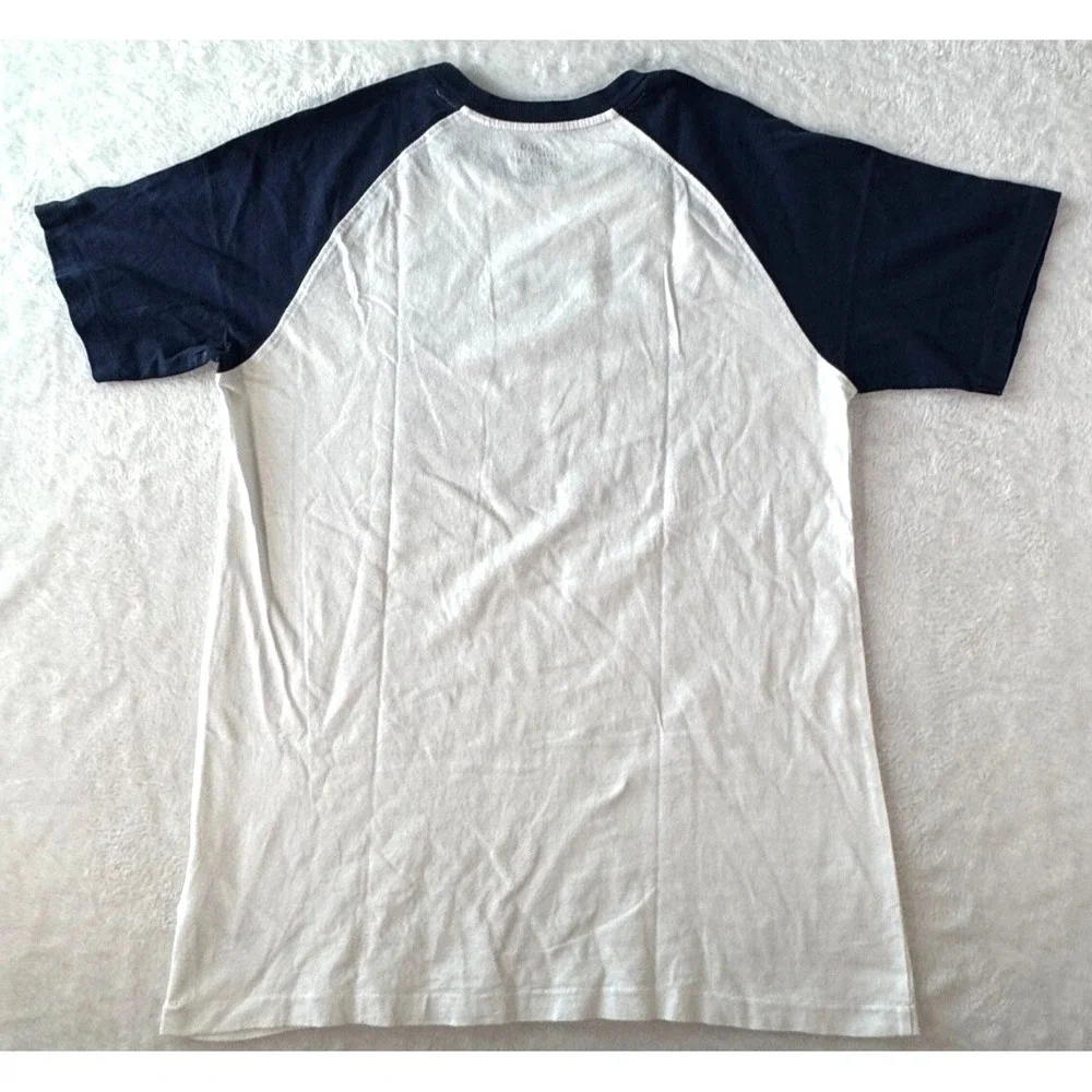 Vtg Polo Ralph Lauren‎ Tshirt Mens *XL* USA Flag Y2K 90s Raglan style Crewneck
